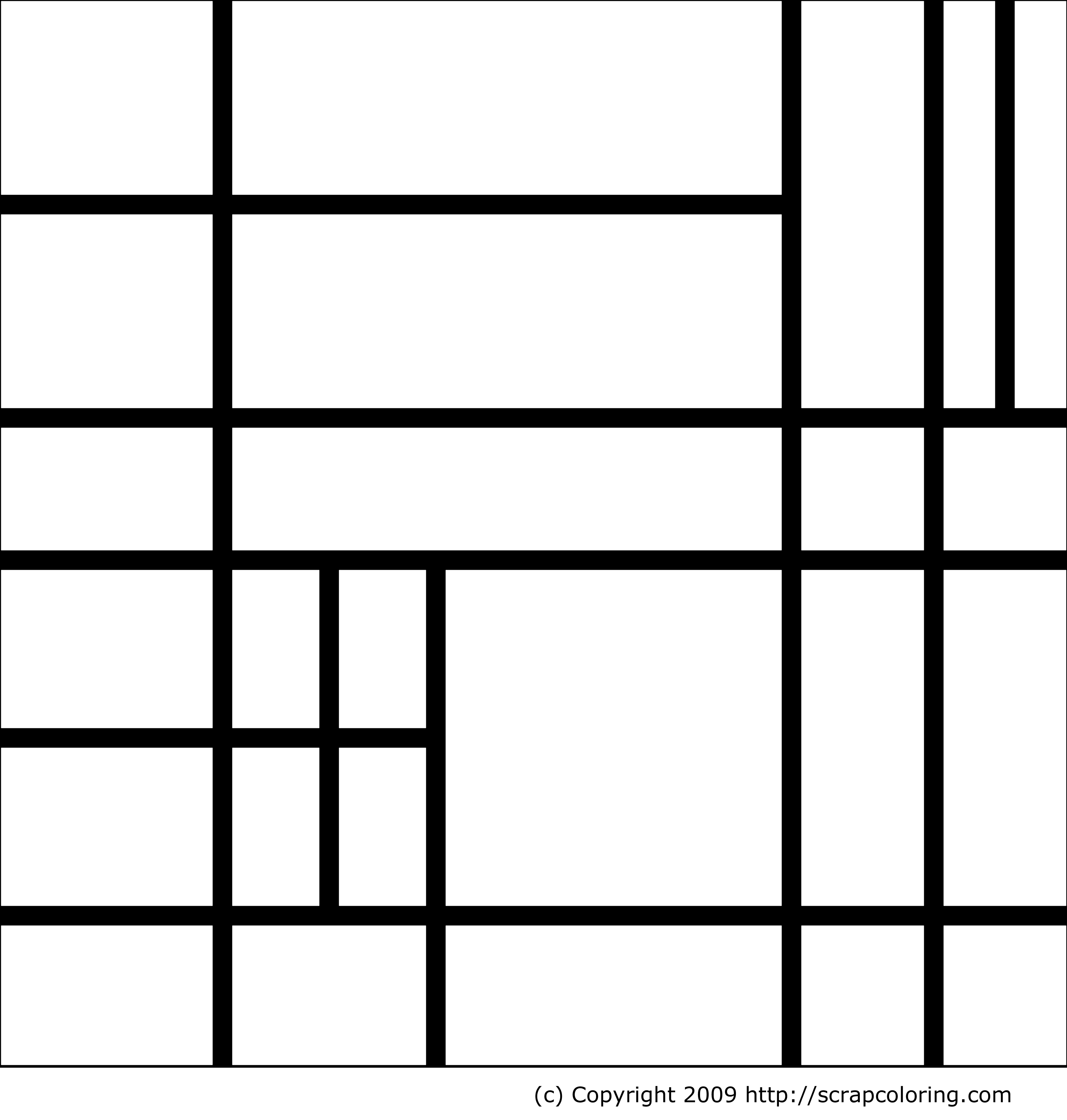 Featured image of post Piet Mondrian Coloring Pages Important art by piet mondrian with artwork analysis influences achievement and overall contribution to the arts