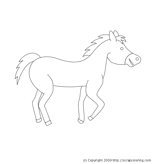 horses coloring pages. Horse coloring page