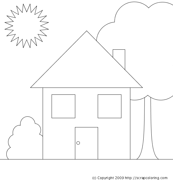 a house coloring pages - photo #20