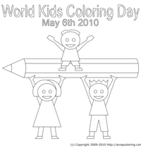 World Kids Coloring Day 2010