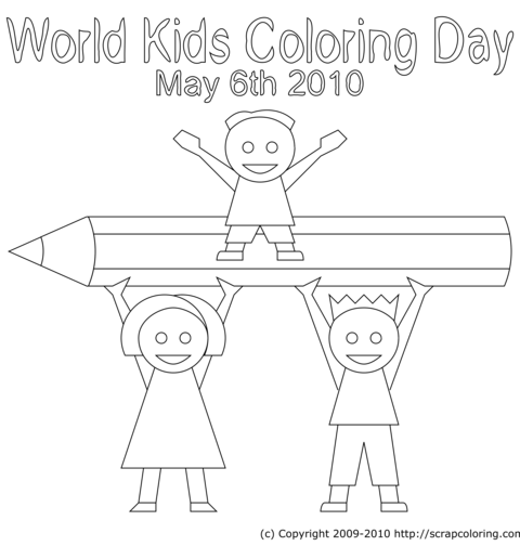 World Kids Coloring Day